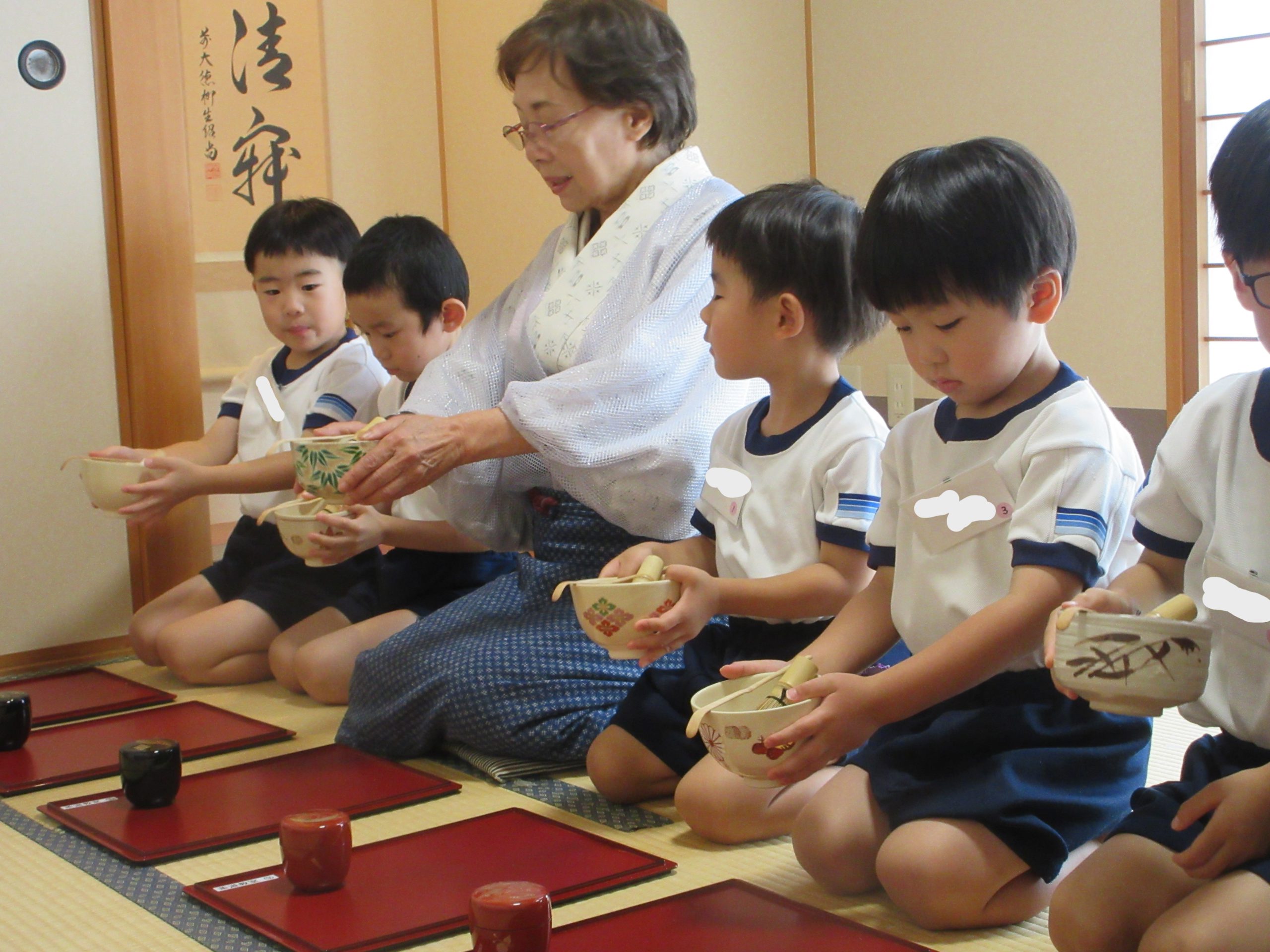 茶道教室【4歳児・まーがれっと組】