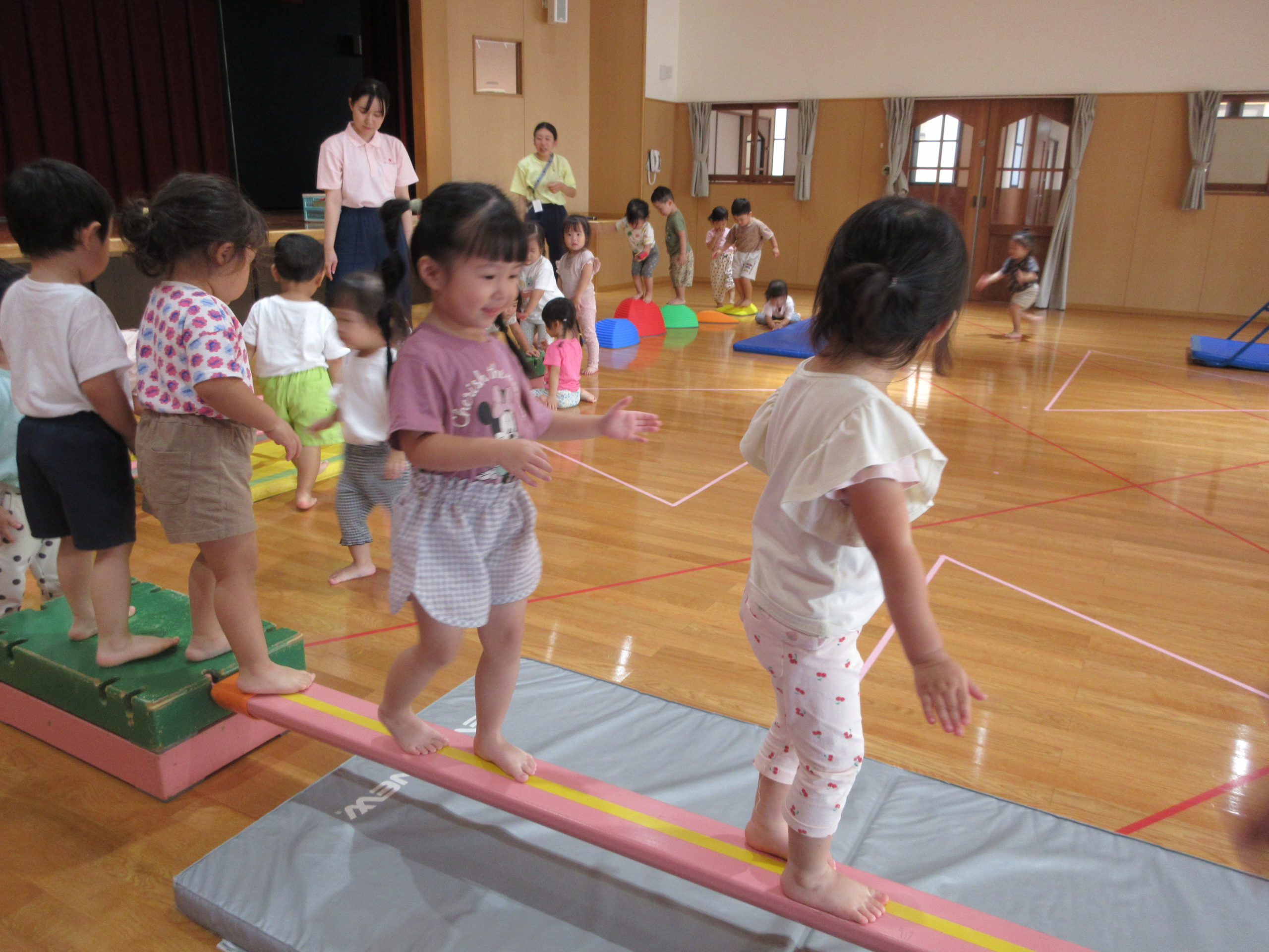 すいーとぴー組さんの１日！　～２歳児・すいーとぴー組～