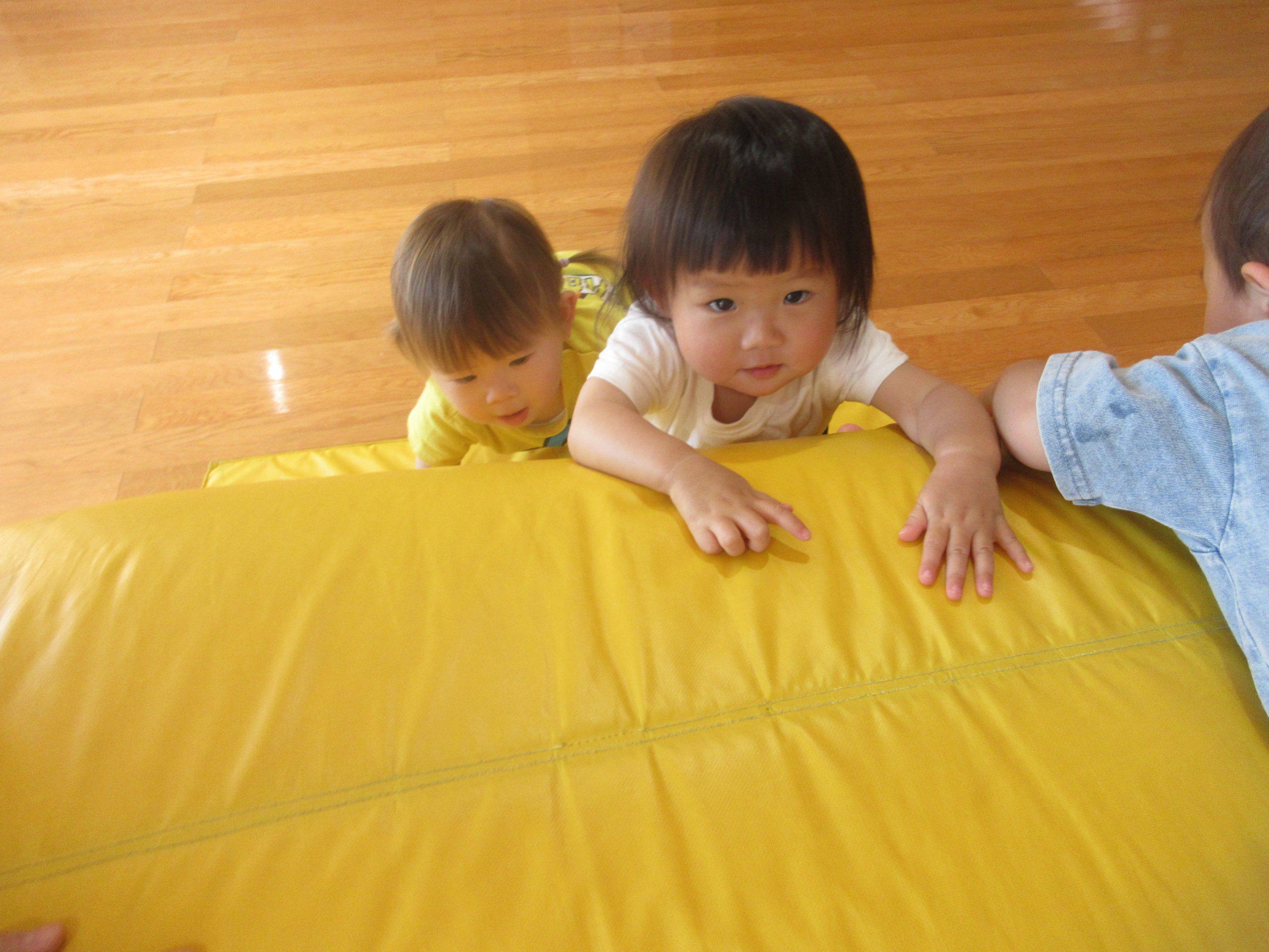 運動遊びをしたよ！【1歳児・ぱんじー組】