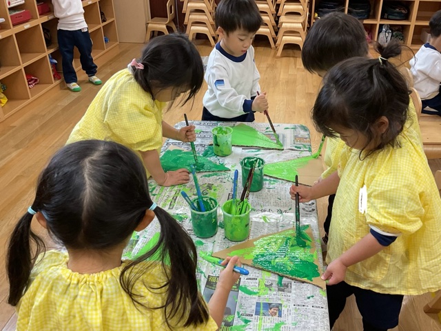 らべんだー組の様子🎄