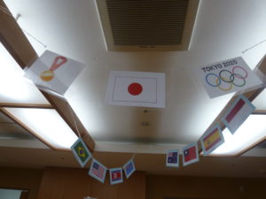 東京オリンピック　国旗ガーランド