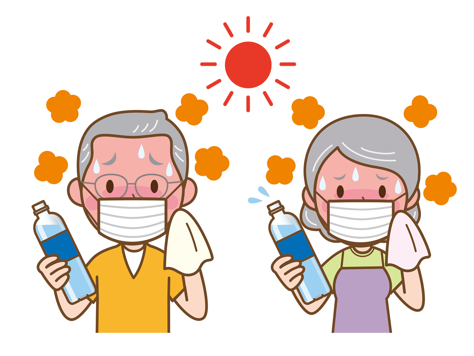 地域包括支援センター アーバンケア新喜多 暑い時期のマスク着用について 熱中症予防についての注意喚起